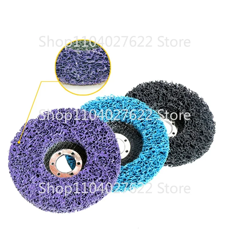 115mm/125mm Angle Grinder Poly Strip Disc Abrasive Wheel Paint Rust Clean Remover Grinding Wheels for Motorcycles Car Durable
115mm/125mm Angle Grinder Poly Strip Disc Abrasive Wheel Paint Rust Clean Remover Grinding Wheels for Motorcycles Car Durable