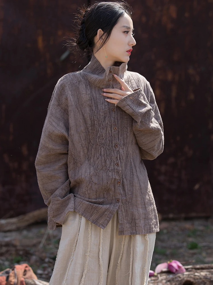 High Quality Cotton Linen Shirt Women New 2026 Spring Vintage Style Tie Dye Loose Female Long Sleeve Casual Tops Shirts
High Quality Cotton Linen Shirt Women New 2026 Spring Vintage Style Tie Dye Loose Female Long Sleeve Casual Tops Shirts