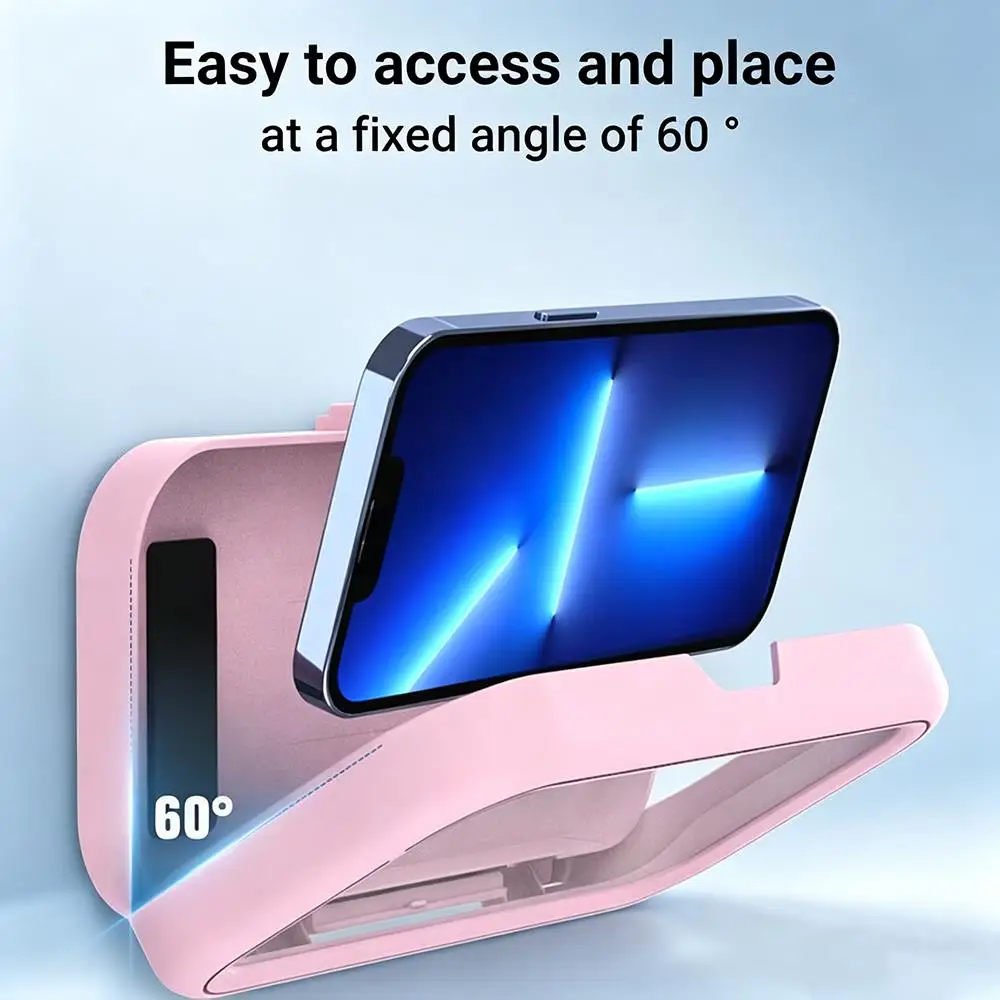 360° Rotation Waterproof Suitable For Use In The Shower Or For Watching TV Programs Mobile Phone Storage Box Rotatable Design
360° Rotation Waterproof Suitable For Use In The Shower Or For Watching TV Programs Mobile Phone Storage Box Rotatable Design