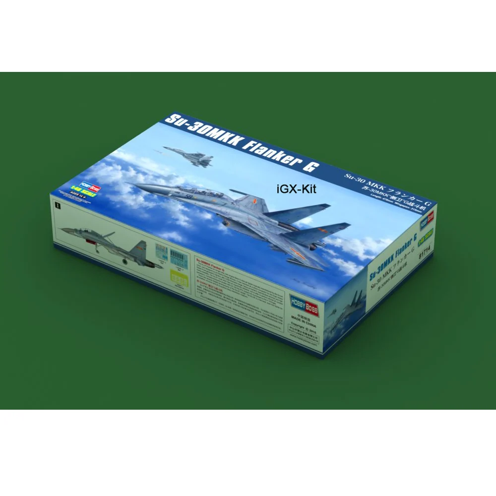 HobbyBoss 81714 1/48 Scale Soviet Su30 Su-30 MKK Flanker G Fighter Plane Airplane Plastic Assembly Model Building Kit
HobbyBoss 81714 1/48 Scale Soviet Su30 Su-30 MKK Flanker G Fighter Plane Airplane Plastic Assembly Model Building Kit