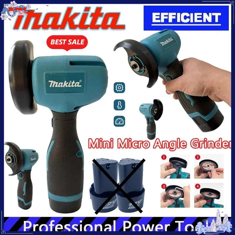 Makita For 12V Battery Electric Portable Mini Angle Grinder Cordless Polishing Mini Cutting Blade Grinder Machine Universal
Makita For 12V Battery Electric Portable Mini Angle Grinder Cordless Polishing Mini Cutting Blade Grinder Machine Universal