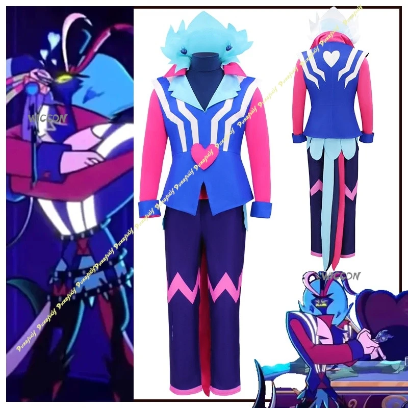 Anime Cosplay Costume Girls Boy Hotel Extremely evil boss Blue Purple Har Clothe Party Stage Suit Asmodeus Christmas Halloween
Anime Cosplay Costume Girls Boy Hotel Extremely evil boss Blue Purple Har Clothe Party Stage Suit Asmodeus Christmas Halloween