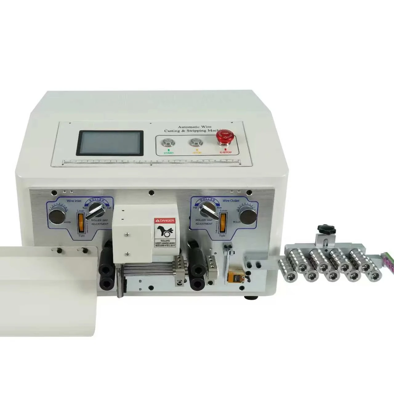Four Wire Stripper Machine Wire Cutting and Stripping Machine with Touch Screen and Jump Tube with Good Performance
Four Wire Stripper Machine Wire Cutting and Stripping Machine with Touch Screen and Jump Tube with Good Performance