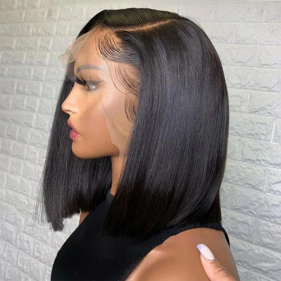 Human Hair Wigs Straight Short Bob Wig 13x4 Lace Front 100% Human Hair Bone Straight Wigs Brazilian 4x4 Transparent Lace Wigs 
Human Hair Wigs Straight Short Bob Wig 13x4 Lace Front 100% Human Hair Bone Straight Wigs Brazilian 4x4 Transparent Lace Wigs