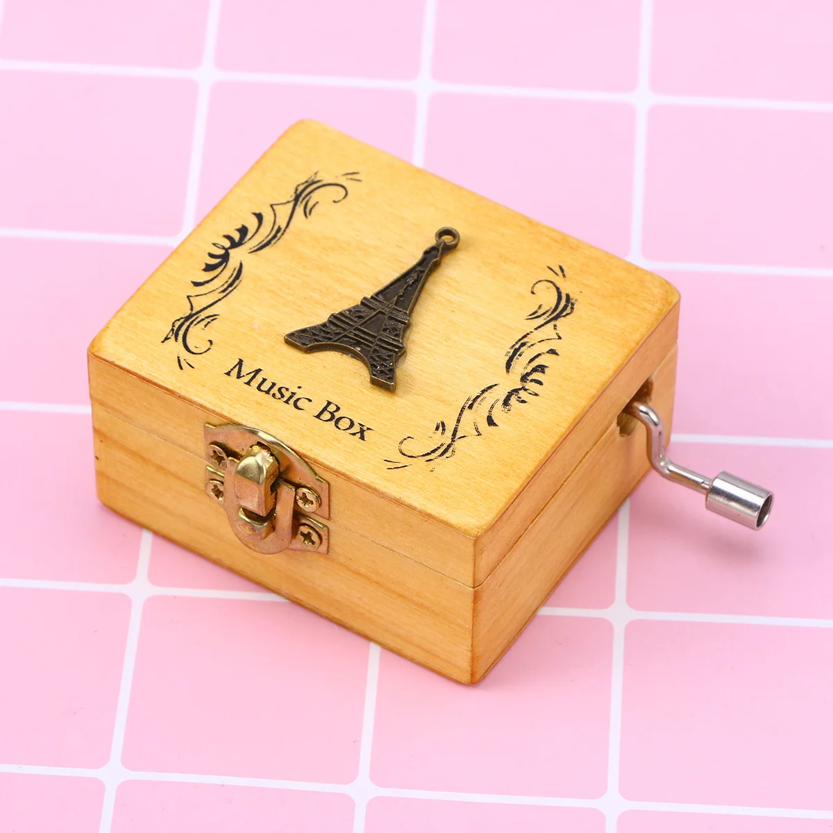 Wind Up Wooden Music Box Handcrafted Miniature Eiffel Tower Design for Birthday Valentine Christmas Holidays Decoration Gift
Wind Up Wooden Music Box Handcrafted Miniature Eiffel Tower Design for Birthday Valentine Christmas Holidays Decoration Gift
