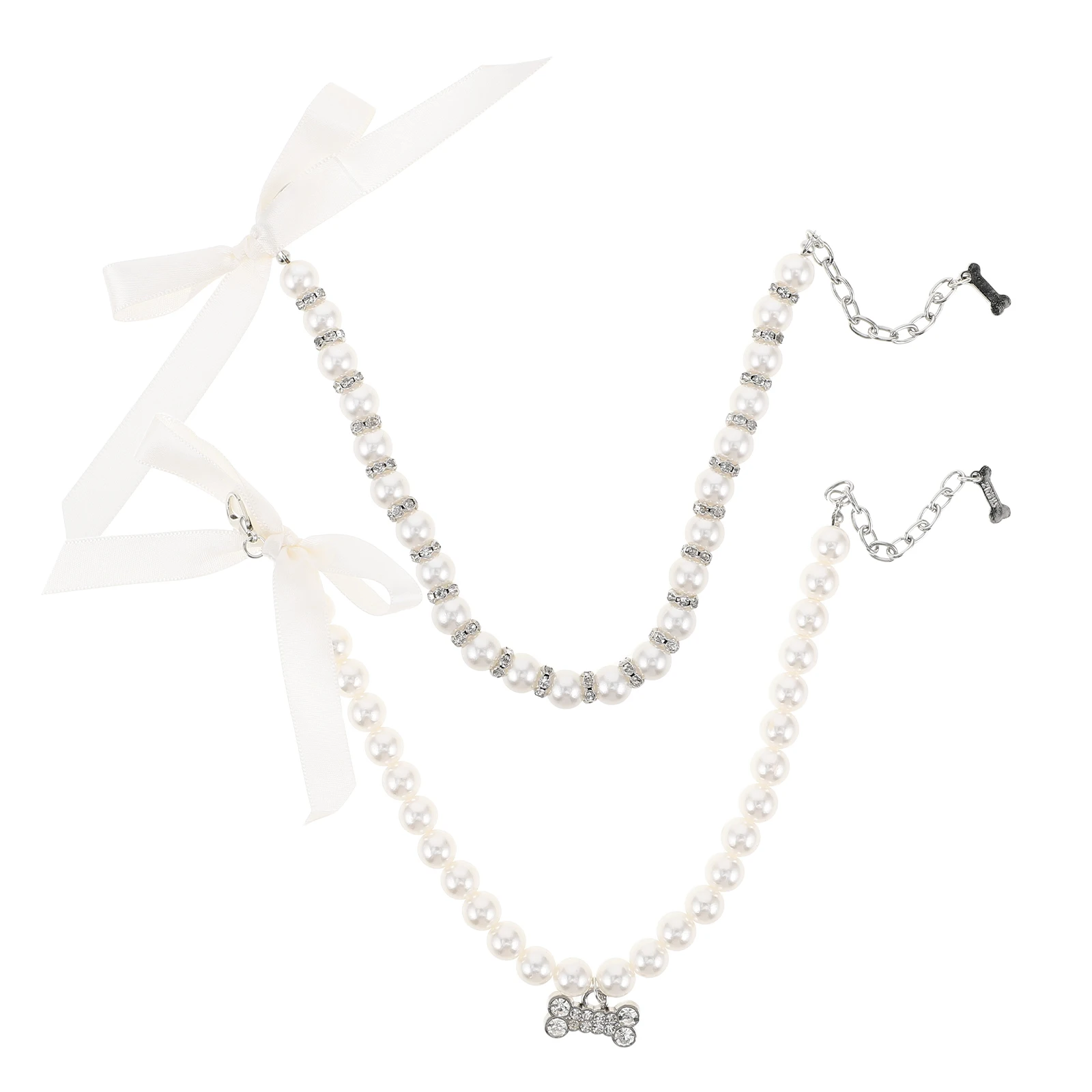 2 Pcs Pet Decorative Collar Bone Pendant Cat Chain with Charms Crystal Cloth Dog Jewelry Necklace Bones Bow
2 Pcs Pet Decorative Collar Bone Pendant Cat Chain with Charms Crystal Cloth Dog Jewelry Necklace Bones Bow