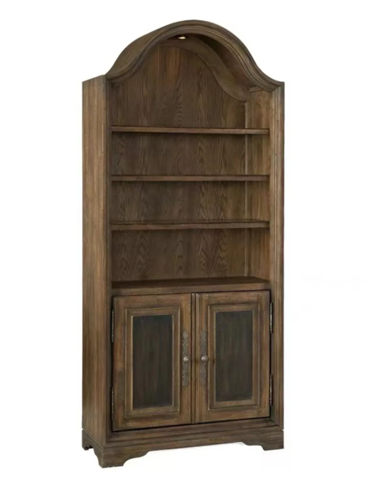 American all solid wood bookcase furniture living room cabinet European bedroom retro shelf
American all solid wood bookcase furniture living room cabinet European bedroom retro shelf