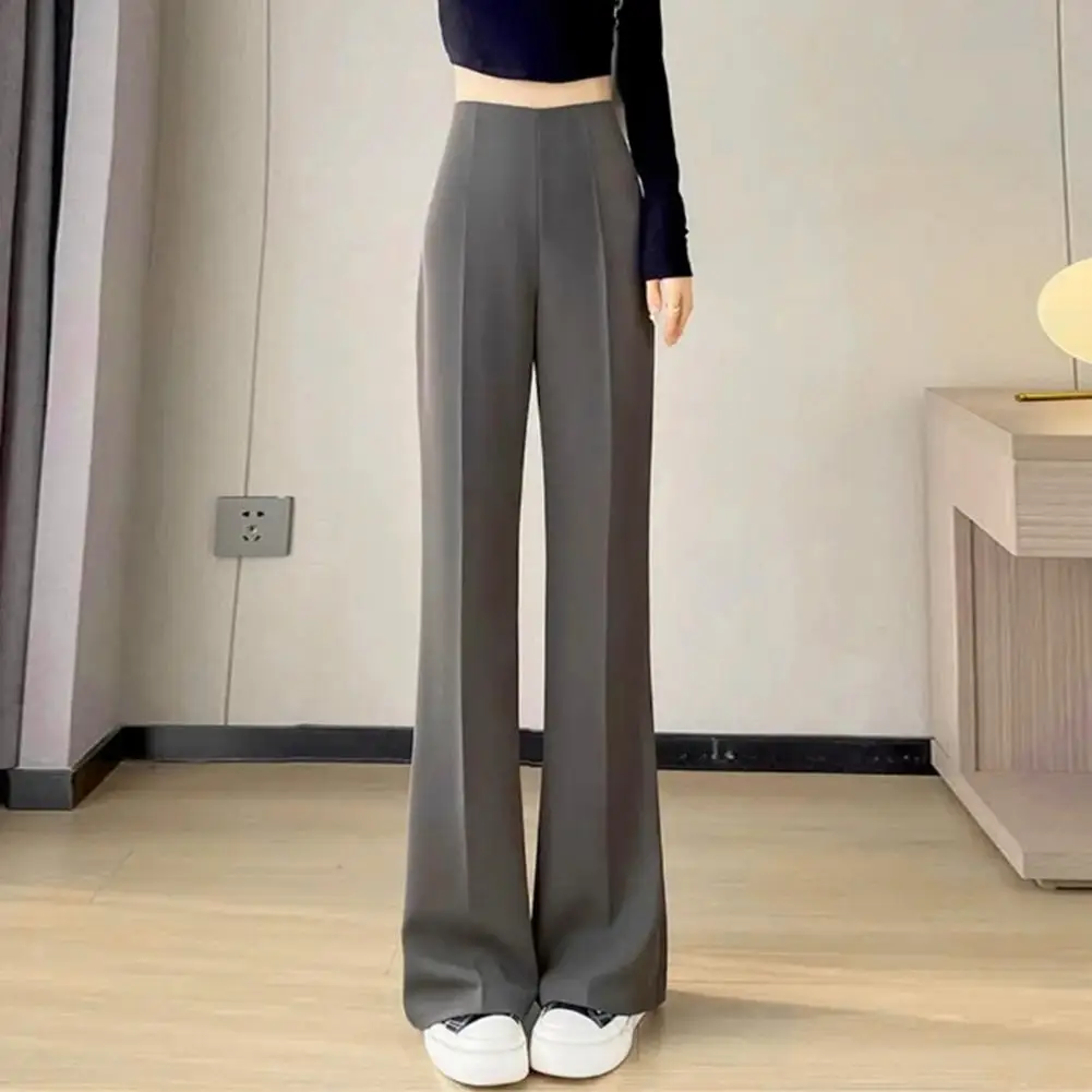 Versatile Suit Trousers High-waisted Suit Pants Elegant High Waist Wide Leg Suit Pants for Women Stylish Solid for Workwear
Versatile Suit Trousers High-waisted Suit Pants Elegant High Waist Wide Leg Suit Pants for Women Stylish Solid for Workwear