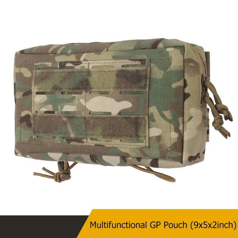 Multifunctional GP Pouch (9x5x2inch), MOLLE System Mounting, Elastic Rope Fixation,Two Fixed Methods, Expandable on Both Sides
Multifunctional GP Pouch (9x5x2inch), MOLLE System Mounting, Elastic Rope Fixation,Two Fixed Methods, Expandable on Both Sides
