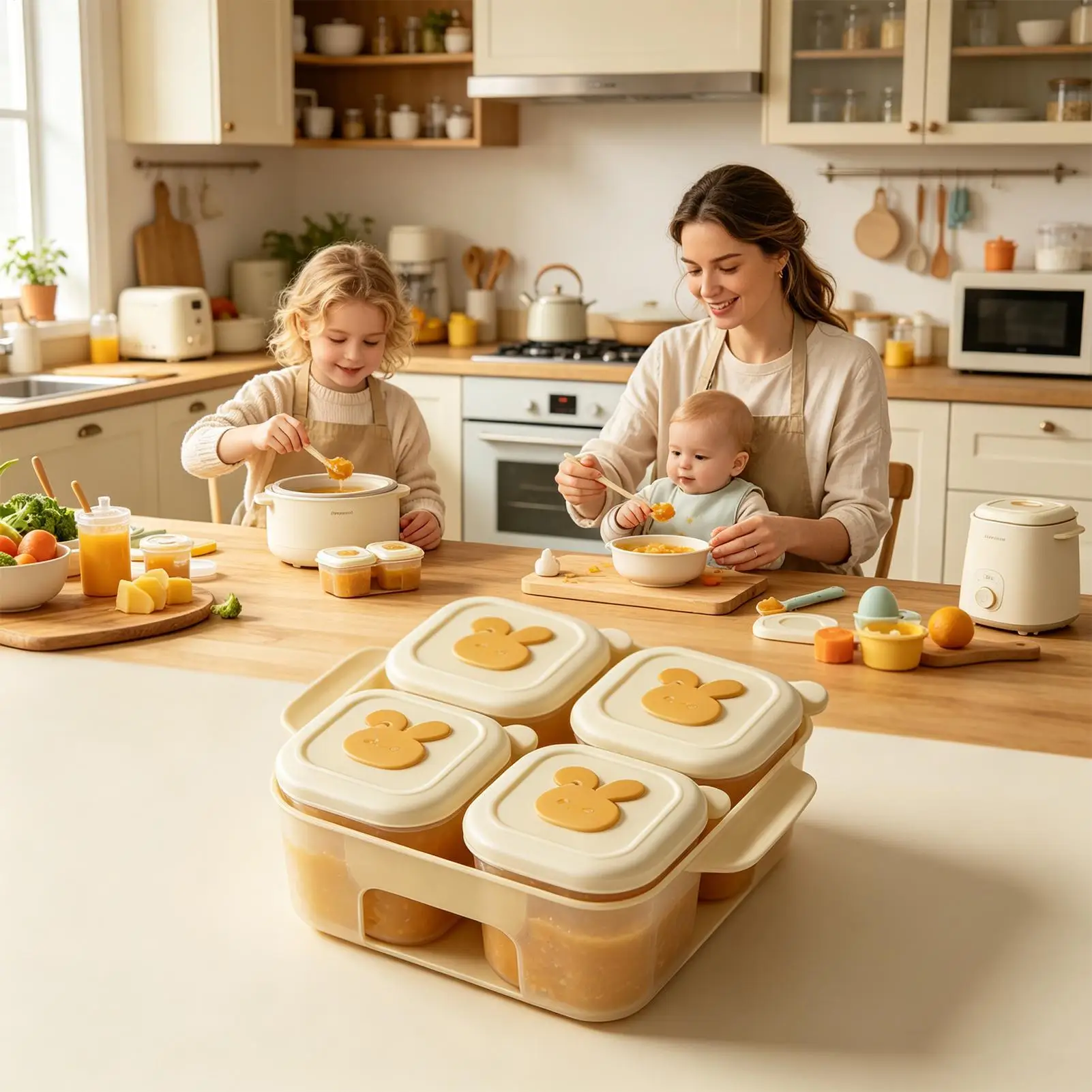 Food Freezer Tray With Lid Child Broth Container Kids Puree Freezer Tray For Parents Mothers Babysitters Breast Milk Home
Food Freezer Tray With Lid Child Broth Container Kids Puree Freezer Tray For Parents Mothers Babysitters Breast Milk Home
