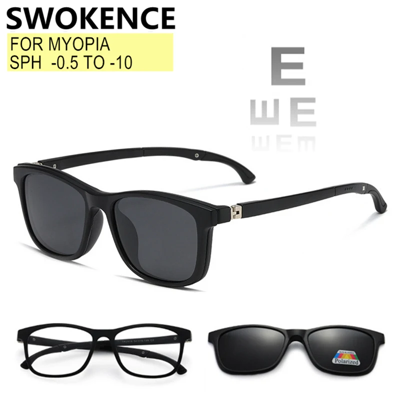 Magnet Sunglasses Clip And Myopia Glasses -0.5 to -10 Women Men Prescription Spectacles For Nearsighted Custom Made F173
Magnet Sunglasses Clip And Myopia Glasses -0.5 to -10 Women Men Prescription Spectacles For Nearsighted Custom Made F173