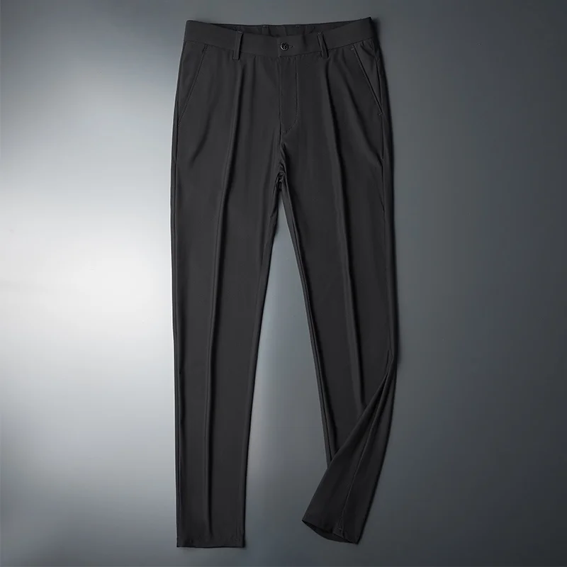 2023 New Arrivals Cool Summer Thin Men's Business Straight Casual Pants Men High Waist Comfortable Breathable Trousers Black
2023 New Arrivals Cool Summer Thin Men's Business Straight Casual Pants Men High Waist Comfortable Breathable Trousers Black
