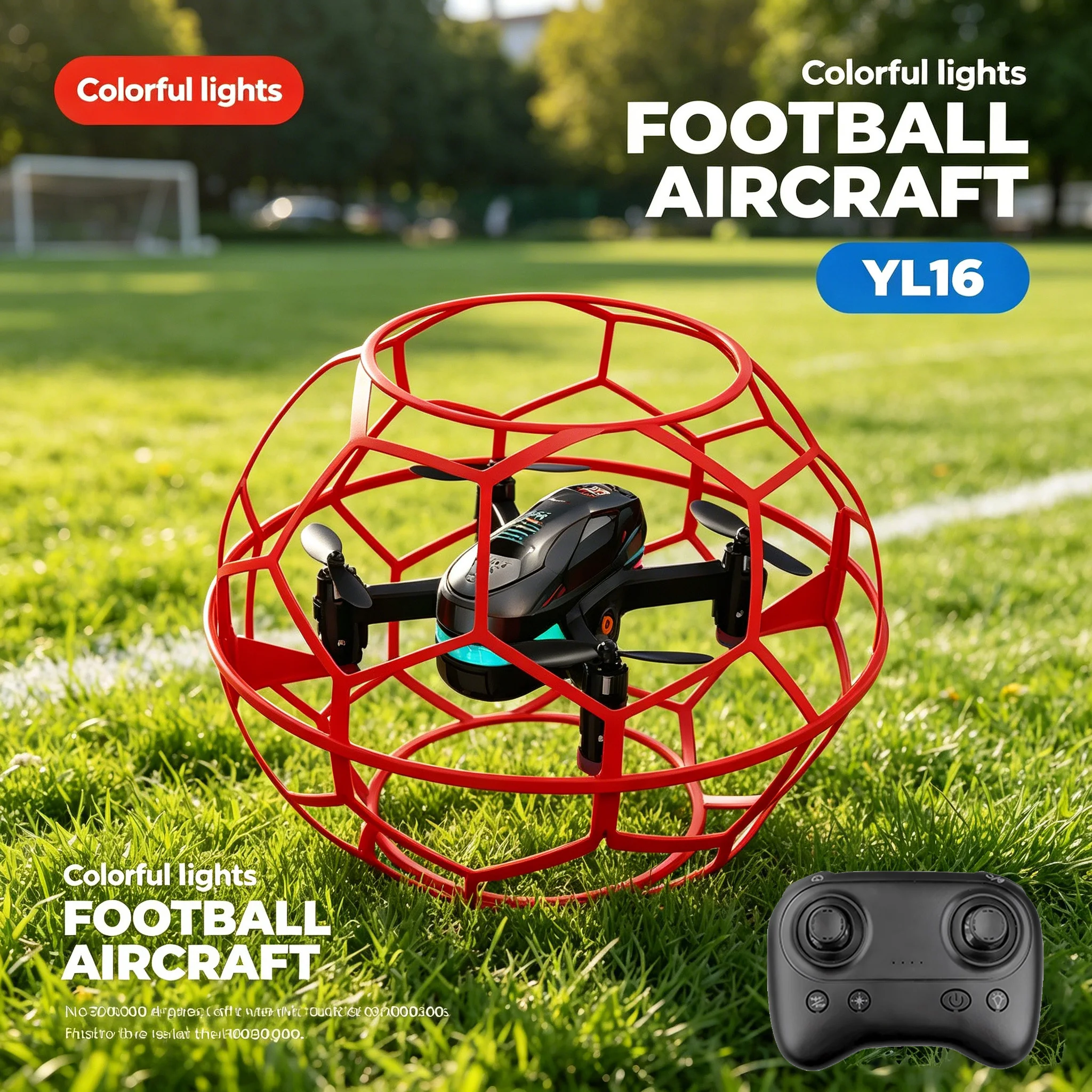 Upgraded 2026 New YL16 2.4G RC Flying Football Drone 3D Full Protect Altitude Brushless Remote Control Quadcopter For Adult Gift
Upgraded 2026 New YL16 2.4G RC Flying Football Drone 3D Full Protect Altitude Brushless Remote Control Quadcopter For Adult Gift