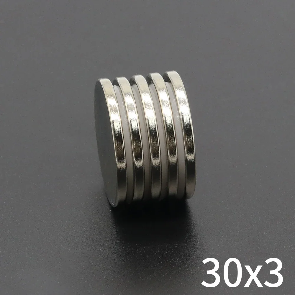 30x3mm N35 Super Powerful Neodymium Magnet Round Magnets NdfeB Strong Permanent Magnetic imanes Refrigerator Magnets
30x3mm N35 Super Powerful Neodymium Magnet Round Magnets NdfeB Strong Permanent Magnetic imanes Refrigerator Magnets