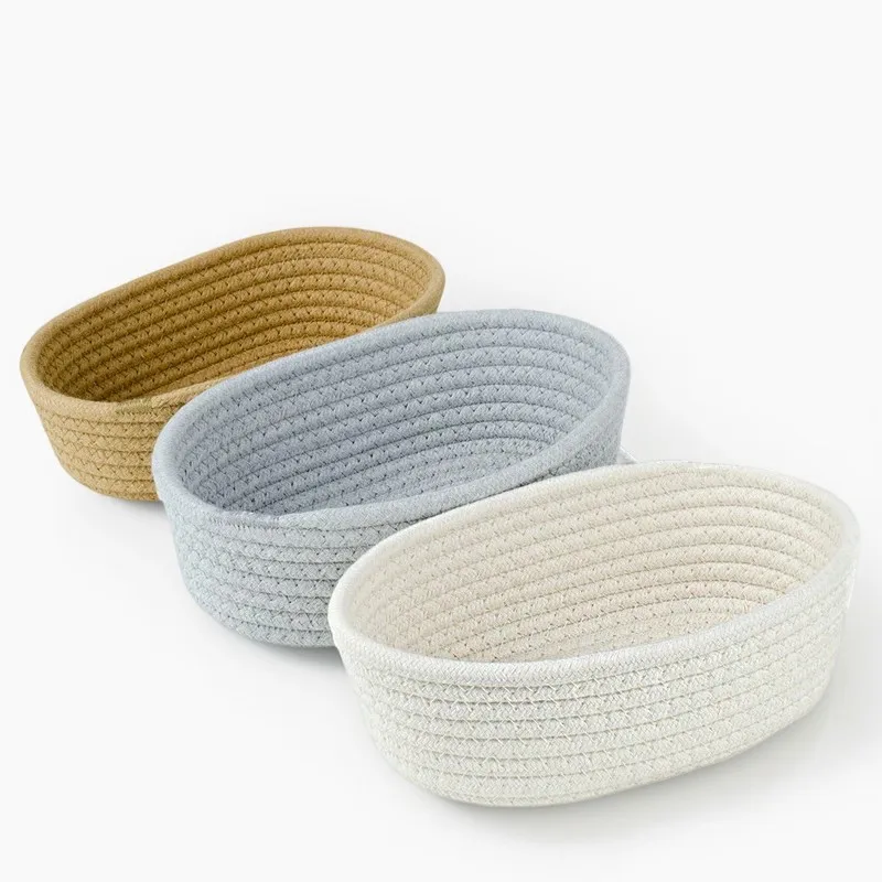 Woven Storage Baskets Multifunctional Desktop Sundries Storage Basket Cosmetics Kids Toys Organizer Box HandWoven Storage Basket
Woven Storage Baskets Multifunctional Desktop Sundries Storage Basket Cosmetics Kids Toys Organizer Box HandWoven Storage Basket