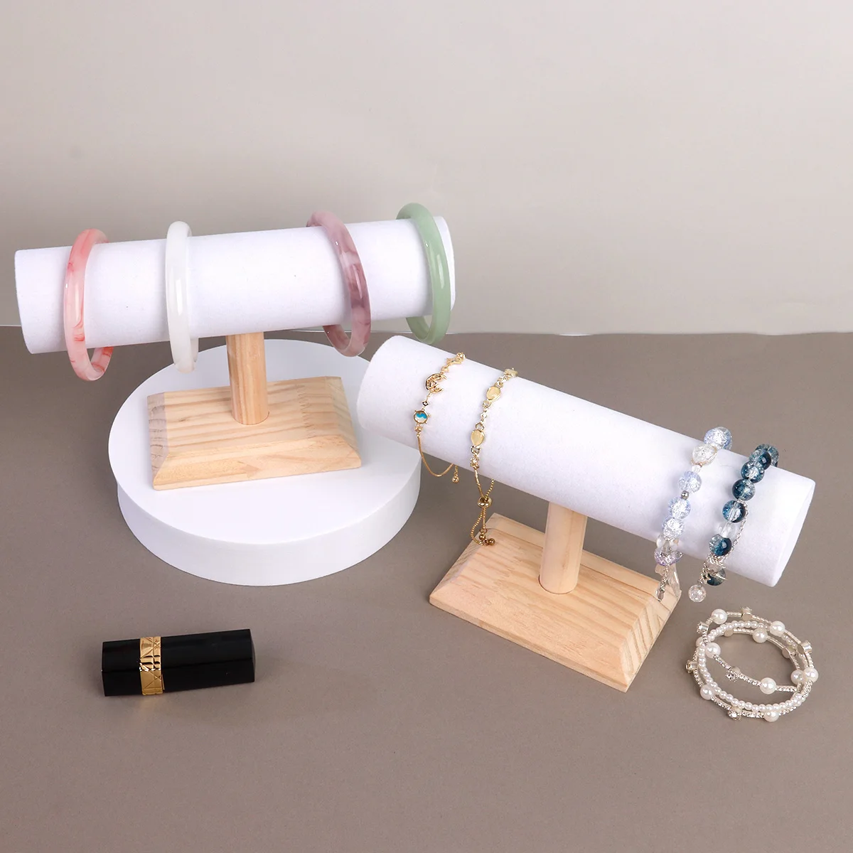 Wooden T-shaped Jewelry Rack Bracelet Watch Display Rack Bracelet Bangle Anklet Hanging Holder Jewelry Organizer Stand
Wooden T-shaped Jewelry Rack Bracelet Watch Display Rack Bracelet Bangle Anklet Hanging Holder Jewelry Organizer Stand