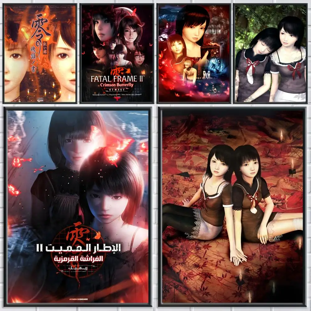 Game F-fatal Frame ll Crimson Butterfly Poster Trendy Wall Art Good Sticker Printed on PP Paper for Living Room Bar Decoration
Game F-fatal Frame ll Crimson Butterfly Poster Trendy Wall Art Good Sticker Printed on PP Paper for Living Room Bar Decoration