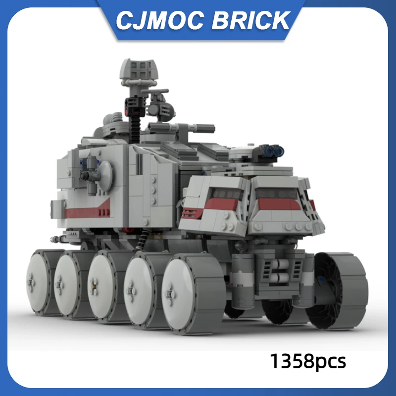 1358PCS Space Movie Series Republic Army Turbo Tank A6 Heavy Assault Vehicle Building Blocks Assembling Brick Toy MOC-228096
1358PCS Space Movie Series Republic Army Turbo Tank A6 Heavy Assault Vehicle Building Blocks Assembling Brick Toy MOC-228096