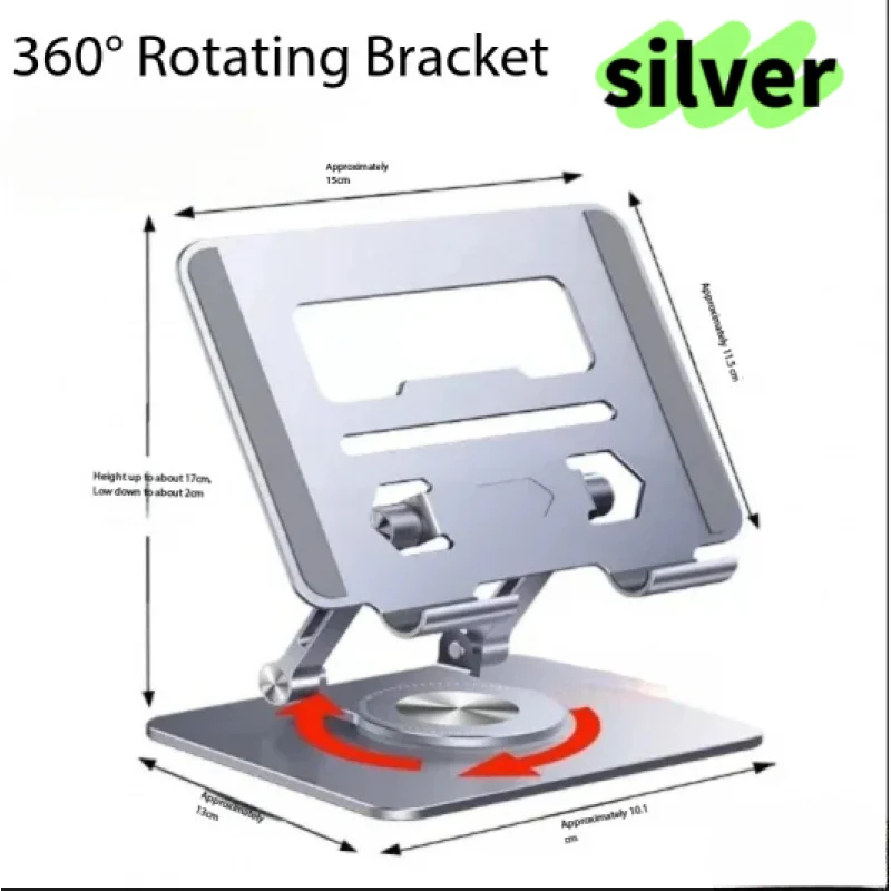 new 360°Rotatable Dual-axis Aluminum Stand Height Adjustable Foldable Mount fits iPad Pro 12.9 Inch Phone Universal
new 360°Rotatable Dual-axis Aluminum Stand Height Adjustable Foldable Mount fits iPad Pro 12.9 Inch Phone Universal