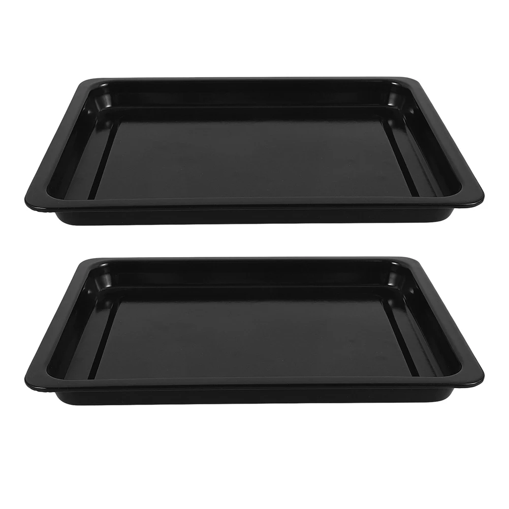 2 Pcs Commercial Enamel Baking Tray Cookie Cake Pan Dishes for Oven Bakery Cooking Trays Deep
2 Pcs Commercial Enamel Baking Tray Cookie Cake Pan Dishes for Oven Bakery Cooking Trays Deep