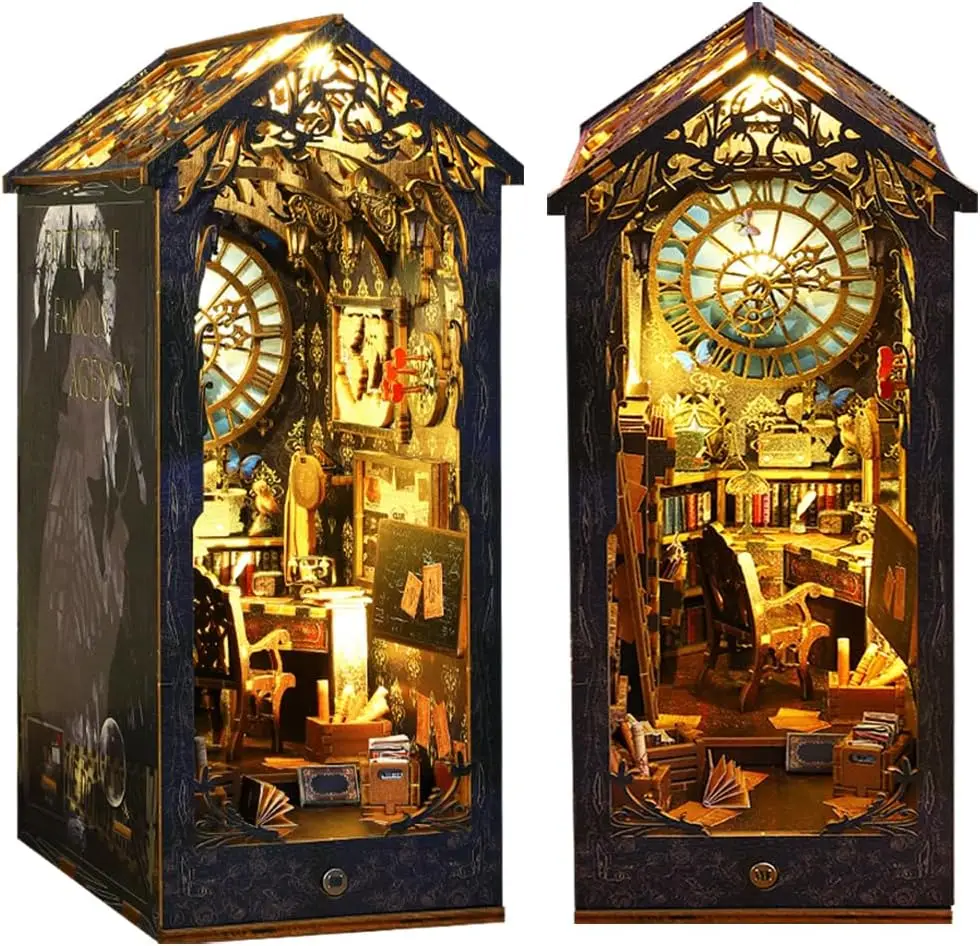 Набор для создания книжного уголка своими руками - 3D деревянный пазл-конструктор для декора книжной полки со светодиодами, миниатюрный кукольный домик для взрослых
Набор для создания книжного уголка своими руками - 3D деревянный пазл-конструктор для декора книжной полки со светодиодами, миниатюрный кукольный домик для взрослых