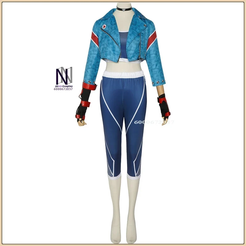 ABC123Game Character Cammy Cosplay Costume Blue Classic Full Set High Quality Comic Con Party Anime Outfit (Femalx,3;b'2.
ABC123Game Character Cammy Cosplay Costume Blue Classic Full Set High Quality Comic Con Party Anime Outfit (Femalx,3;b'2.