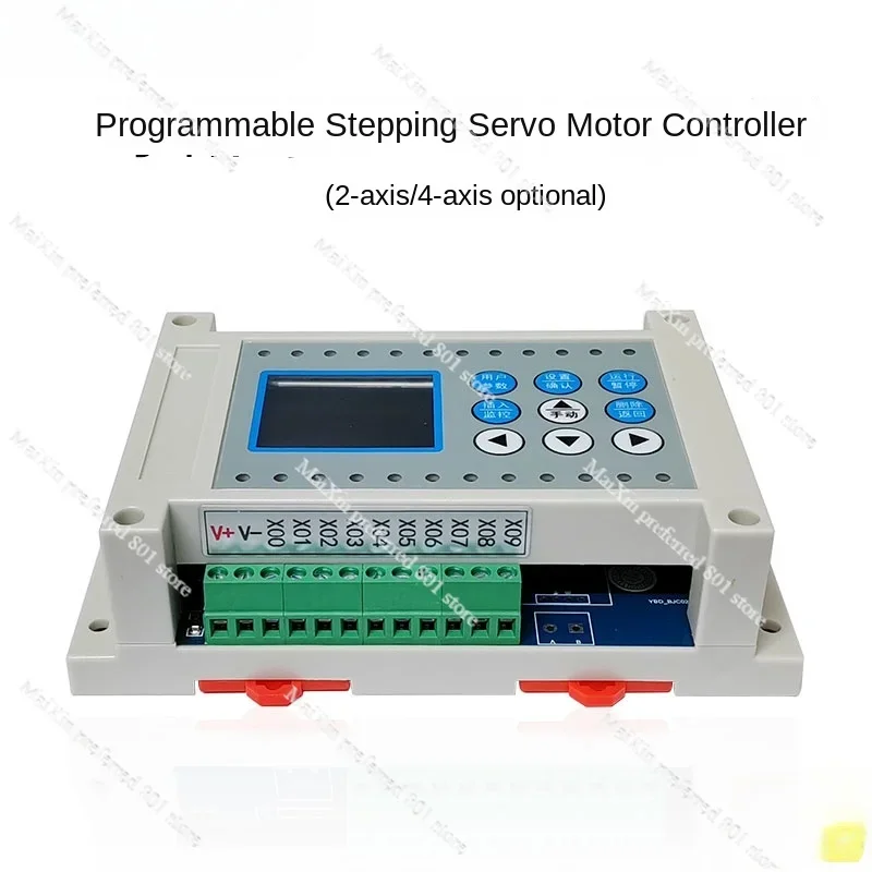 Two-axis four-axis programmable stepper motor servo controller motion pulse control simple PLC all-in-one machine
Two-axis four-axis programmable stepper motor servo controller motion pulse control simple PLC all-in-one machine