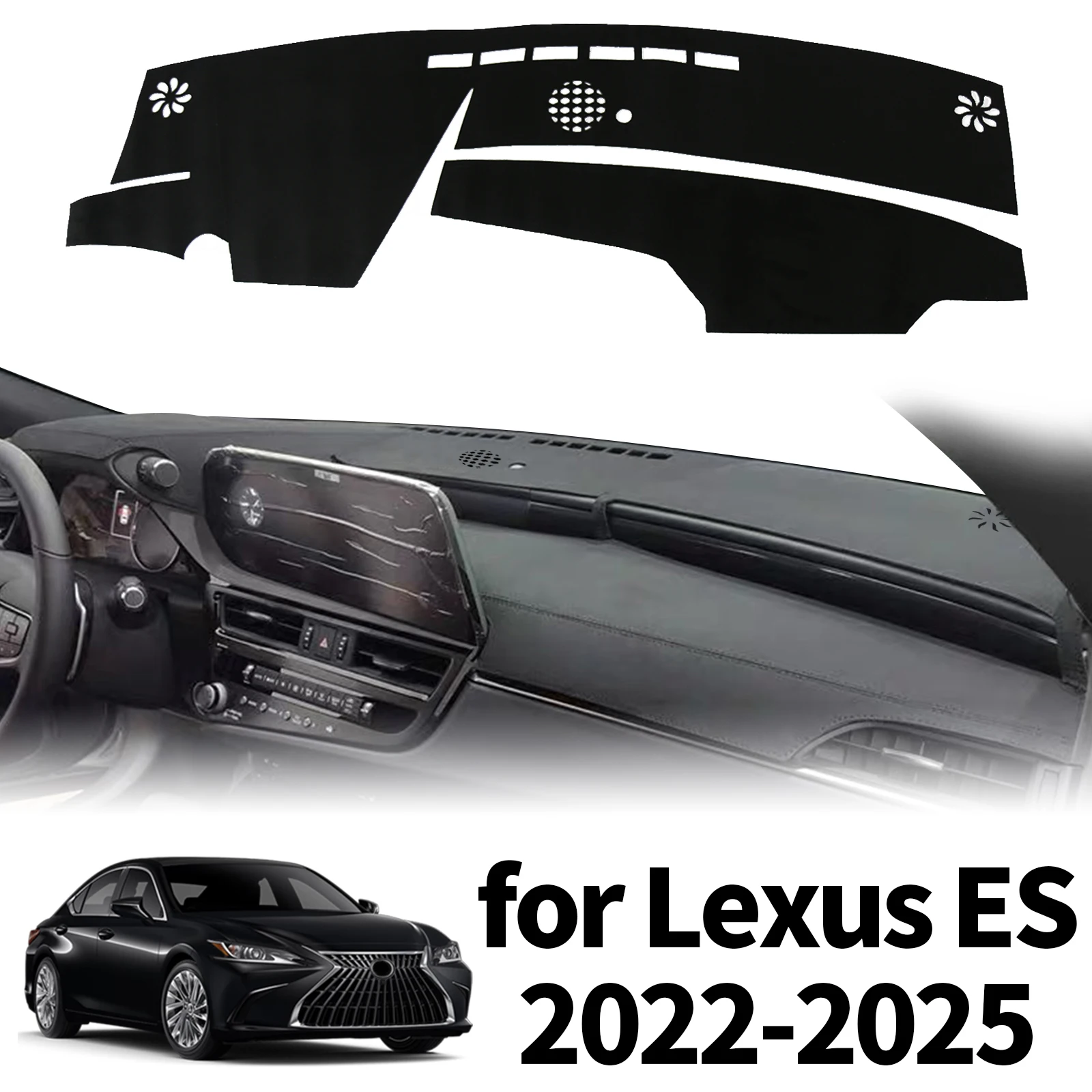 Защитный коврик на приборную панель для Lexus ES 2022-2025 (ES300h, ES200, ES260, ES350), накладка, солнцезащитный коврик, аксессуары
Защитный коврик на приборную панель для Lexus ES 2022-2025 (ES300h, ES200, ES260, ES350), накладка, солнцезащитный коврик, аксессуары