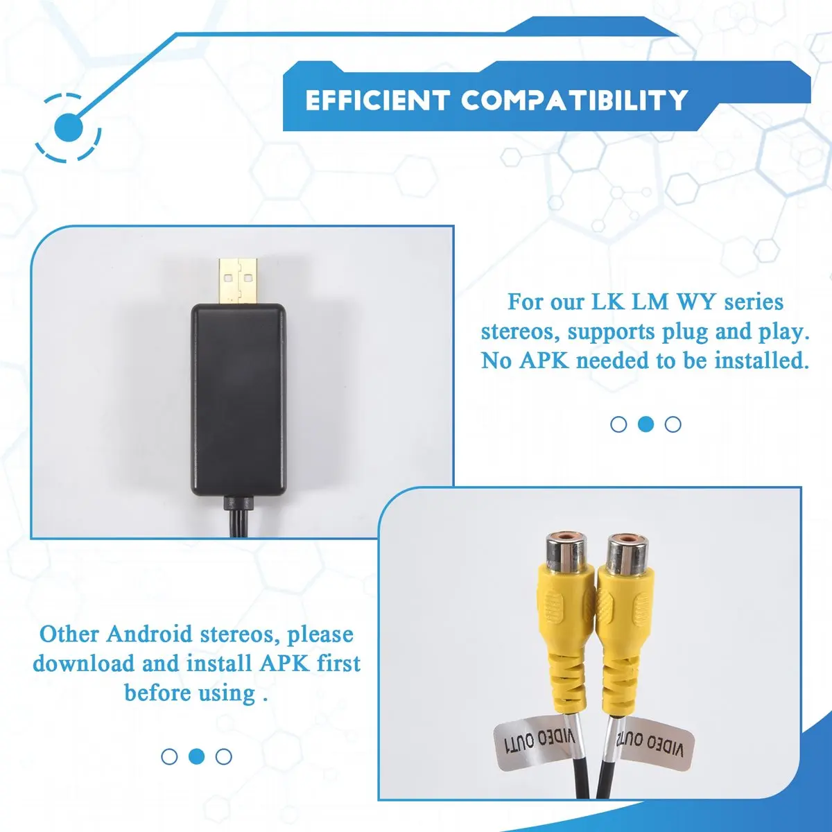 AT149 Premium-USB to CVBS Video Output Adapter Box Interface Connect to Monitor Display Device for Android Radio Multimedia(A)
AT149 Premium-USB to CVBS Video Output Adapter Box Interface Connect to Monitor Display Device for Android Radio Multimedia(A)