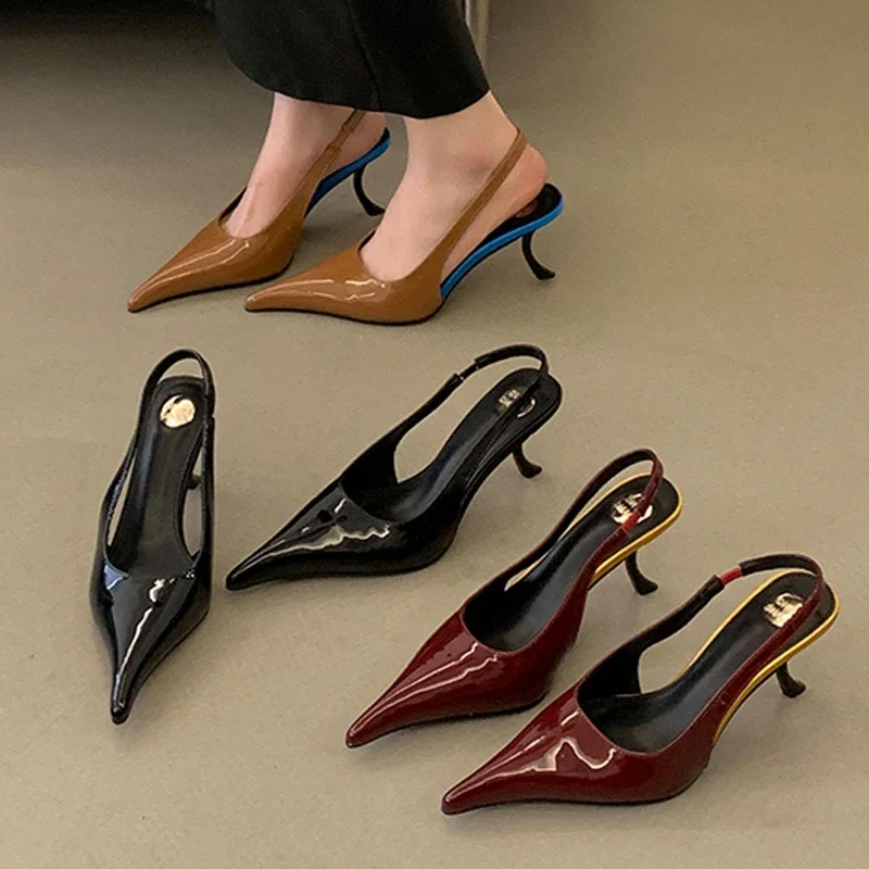 New Fashion Patent Leather Pointed Toe Women Pumps Sexy Thin High Heels Sandals Elegant Shallow Mouth Banquet Party Wedding Dres
New Fashion Patent Leather Pointed Toe Women Pumps Sexy Thin High Heels Sandals Elegant Shallow Mouth Banquet Party Wedding Dres