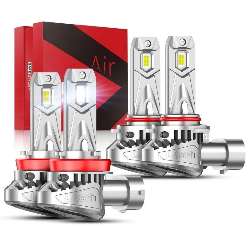 Лампы H11 9005, обновление 2025, супер яркие 6000K холодные белые противотуманные фары H8/H9 HB3, настоящий мини-размер 1:1, с охлаждающим вентилятором, вилка 
Лампы H11 9005, обновление 2025, супер яркие 6000K холодные белые противотуманные фары H8/H9 HB3, настоящий мини-размер 1:1, с охлаждающим вентилятором, вилка