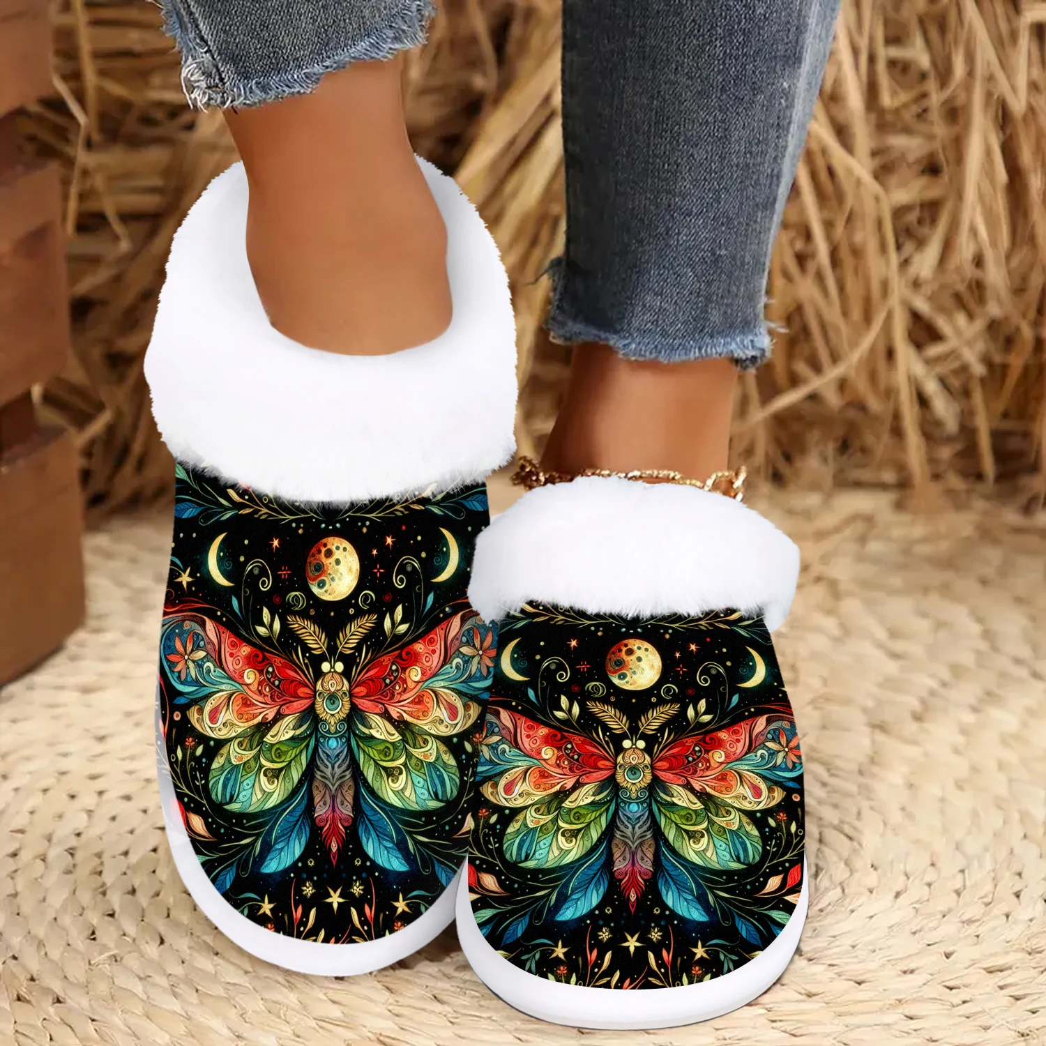 Women's Non-Slip Slip-On Slippers - Cushioned House Shoes with Non-Slip Rubber Sole, Indoor/Outdoor Lounge Shoes
Women's Non-Slip Slip-On Slippers - Cushioned House Shoes with Non-Slip Rubber Sole, Indoor/Outdoor Lounge Shoes