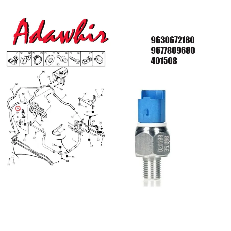 High Quality 4015.08 401508 Power Steering Oil Pressure Switch Sensor 9677809680 9630672180 For Peugeot 307 206 207 308 408 C2
High Quality 4015.08 401508 Power Steering Oil Pressure Switch Sensor 9677809680 9630672180 For Peugeot 307 206 207 308 408 C2