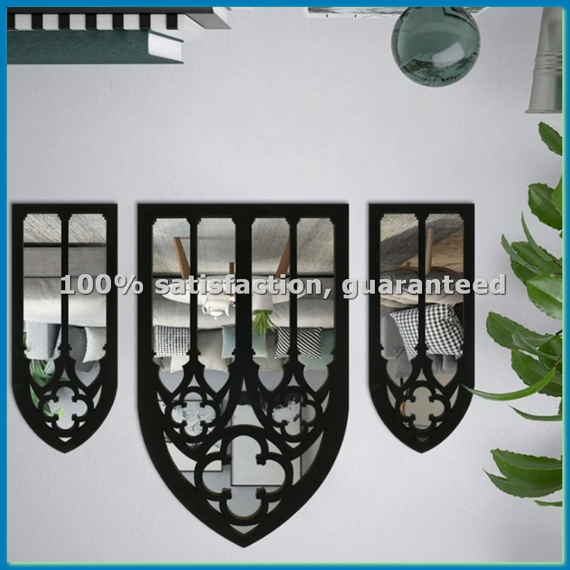 Gothic Mirrors Wall Decor Arched Decor Mirror Wall Mounted Goth Room Decor Vintage Cathedral Window Mirror for Room-ABWY
Gothic Mirrors Wall Decor Arched Decor Mirror Wall Mounted Goth Room Decor Vintage Cathedral Window Mirror for Room-ABWY