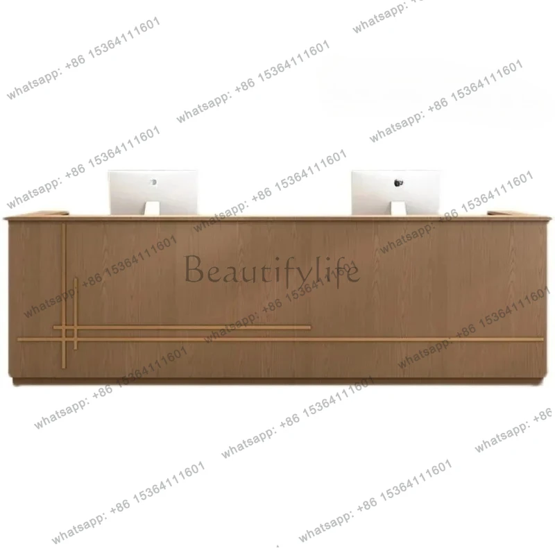 Chinese reception desk health center retro new Chinese front desk store small checkout page
Chinese reception desk health center retro new Chinese front desk store small checkout page