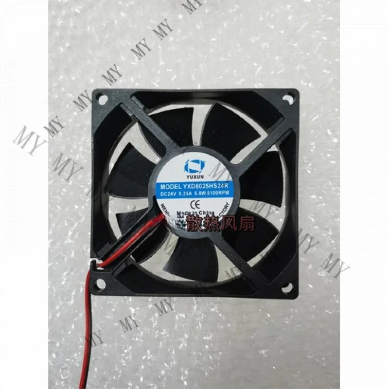 Вентилятор охлаждения YUXUN Fan YXD8025HS24R, 24В, 0.25А, 5.8Вт, 8025, 8см, 2-проводной, 1 шт.
Вентилятор охлаждения YUXUN Fan YXD8025HS24R, 24В, 0.25А, 5.8Вт, 8025, 8см, 2-проводной, 1 шт.