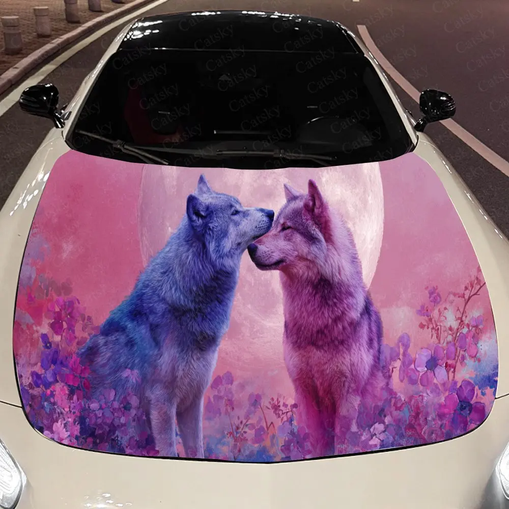 Celestial Cosmic Wolf Pair and Purple Tree Auto Cover Sticker, Waterproof and Self-adhesive Auto Hood Decal, Auto Vinyl Wraps, C
Celestial Cosmic Wolf Pair and Purple Tree Auto Cover Sticker, Waterproof and Self-adhesive Auto Hood Decal, Auto Vinyl Wraps, C