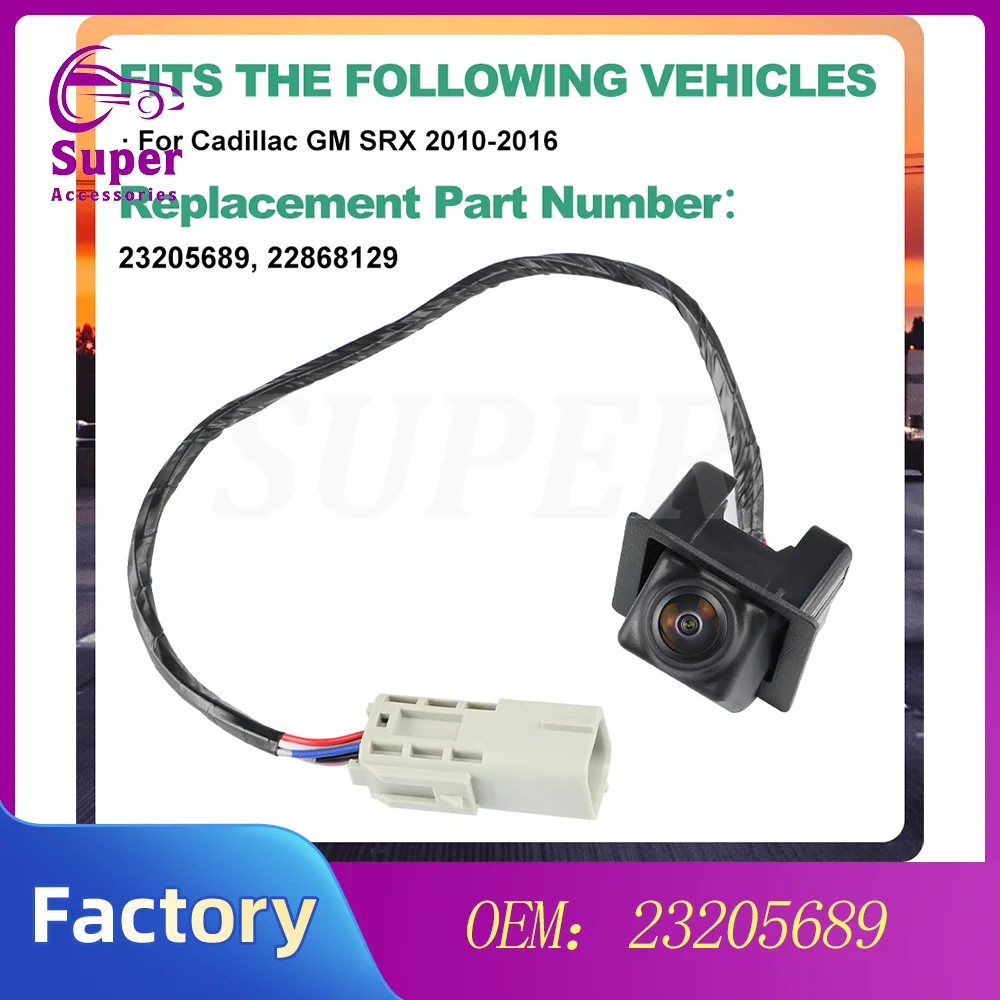 Car Rear View Camera Park Assist For Cadillac GM SRX 2010-2016 23205689 22868129 Tailgate Backup Reverse
Car Rear View Camera Park Assist For Cadillac GM SRX 2010-2016 23205689 22868129 Tailgate Backup Reverse