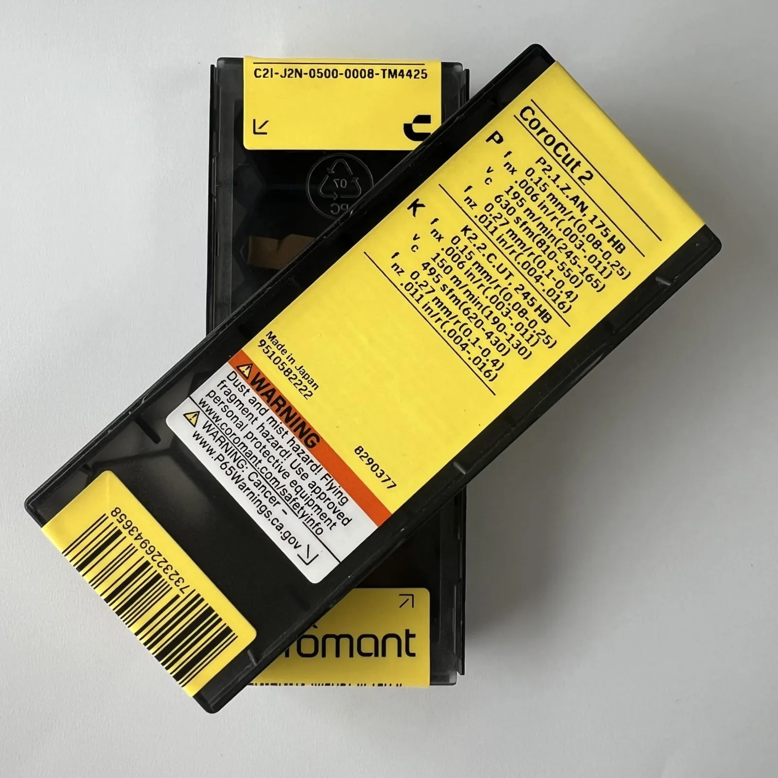 SANDVIK / C2I-J2N-0500-0008-TM 4425 / Original Swedish hard alloy blade 5 Pcs
SANDVIK / C2I-J2N-0500-0008-TM 4425 / Original Swedish hard alloy blade 5 Pcs