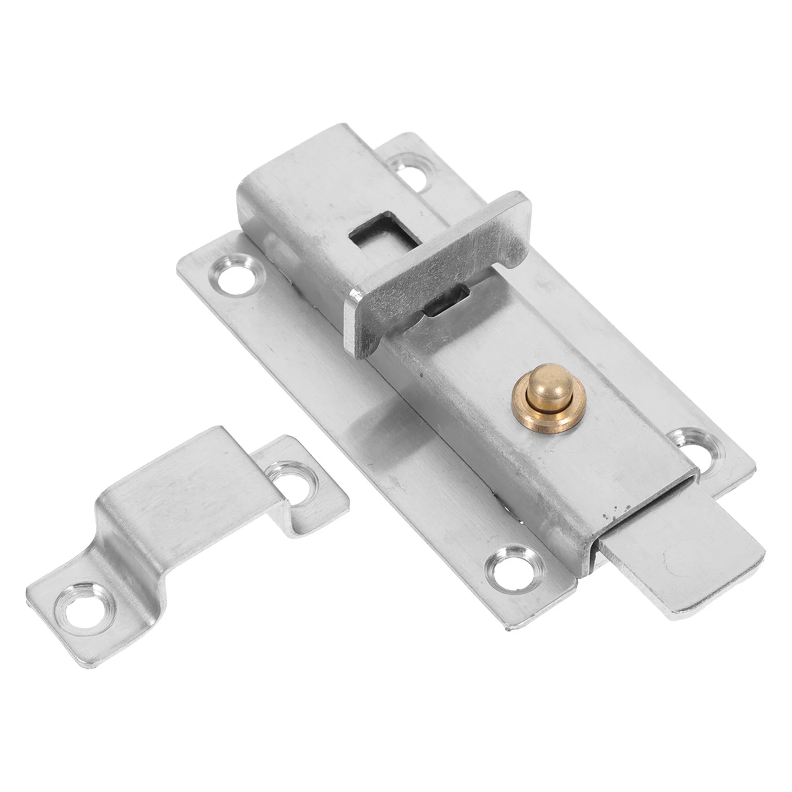 Stainless Steel Automatic Rebound Latch Door Window Bolt Lock Heavy Duty Security Lock Bathroom Stall Door Latch Slide Bolt
Stainless Steel Automatic Rebound Latch Door Window Bolt Lock Heavy Duty Security Lock Bathroom Stall Door Latch Slide Bolt
