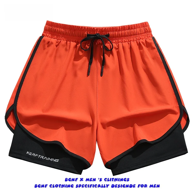 Orange Ice Silk Quick Dry Sporty Casual Pants Men Women Style Three-quarter Length Running Fitness Shorts Polyester Fiber
Orange Ice Silk Quick Dry Sporty Casual Pants Men Women Style Three-quarter Length Running Fitness Shorts Polyester Fiber
