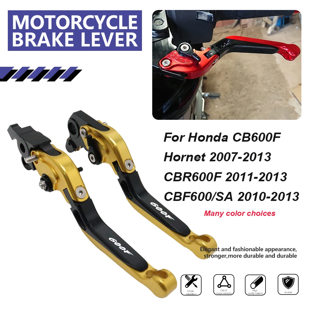 Motorcycle Adjustable Brake Clutch Handle Lever For Honda CB600F Hornet 2007-2013 CBR600F CBR 600F 2011-2013 CBF600 SA 2010-2013
Motorcycle Adjustable Brake Clutch Handle Lever For Honda CB600F Hornet 2007-2013 CBR600F CBR 600F 2011-2013 CBF600 SA 2010-2013