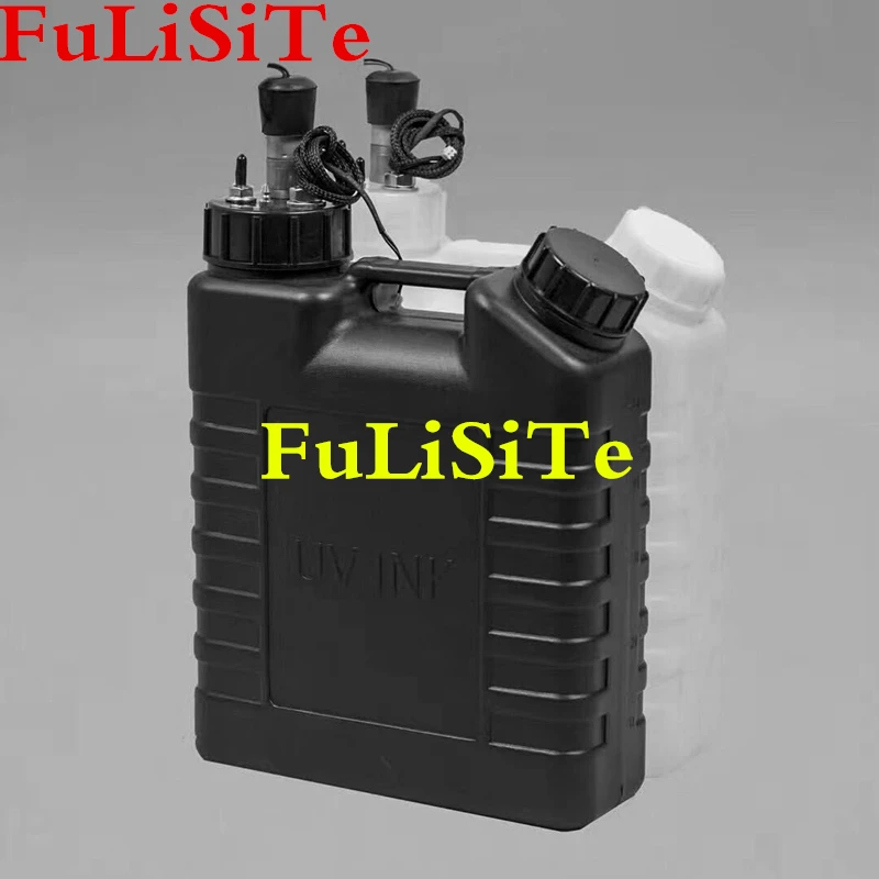 Double connector UV printer Bulk Ink System 5L sub ink tank inks bottle with stirring motor and liquid sensor
Double connector UV printer Bulk Ink System 5L sub ink tank inks bottle with stirring motor and liquid sensor