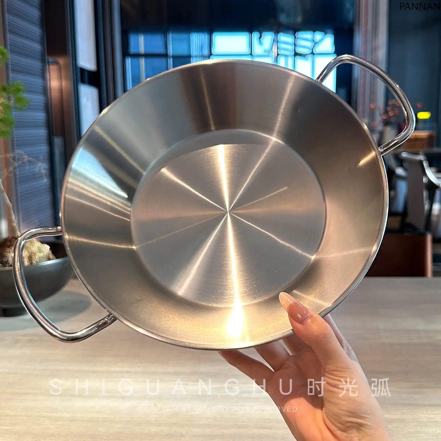 Thickened integrated seafood pan Stainless steel flat bottom frying pan Mala fragrant pan plate
Thickened integrated seafood pan Stainless steel flat bottom frying pan Mala fragrant pan plate