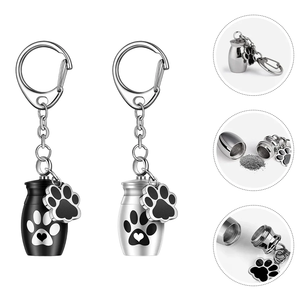 2 Pcs Pet Urn Dog Keychain Ornament Urns Container Cremation Pendant for Ashes Holder Mini
2 Pcs Pet Urn Dog Keychain Ornament Urns Container Cremation Pendant for Ashes Holder Mini
