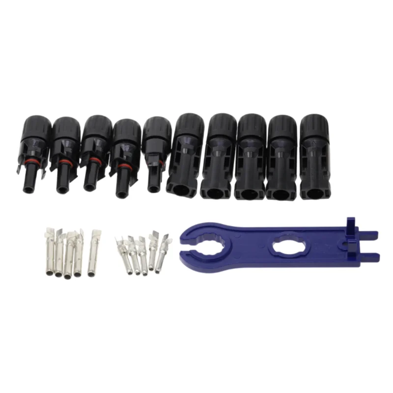 6Pair of Solar Connector Solar Plug Cable Connectors for Solar Panels Photovoltaic System 30A 45A 1000VDC 1500VDC
6Pair of Solar Connector Solar Plug Cable Connectors for Solar Panels Photovoltaic System 30A 45A 1000VDC 1500VDC