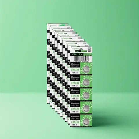 5-100Pcs CR1220 Button Coins Cell Battery CR 1220 BR1220 DL1220 3V Lithium Button Batteries For Car Key Remote Control Watch Toy