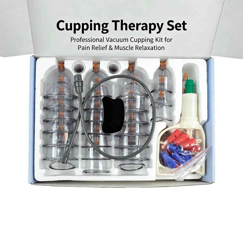professional cupping gift boxes, carton version of vacuum cupping treatment tools to relieve back pain Health Care Massage Tool
professional cupping gift boxes, carton version of vacuum cupping treatment tools to relieve back pain Health Care Massage Tool