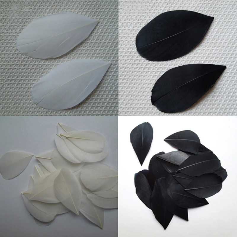 200Pcs/lot! 4-8cm White Black Trimmed Goose Feathers ,White Flower Petals,Embllishment,Millinery Feathers
200Pcs/lot! 4-8cm White Black Trimmed Goose Feathers ,White Flower Petals,Embllishment,Millinery Feathers