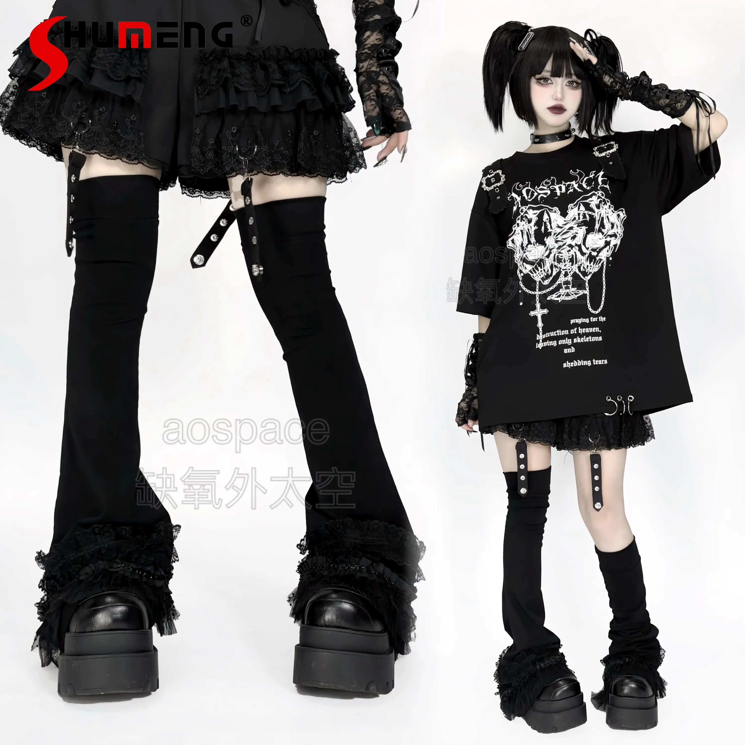 Subculture Harajuku Leg Warmers Y2k Spicy Girls Over Knee Pile Socks Black Flare Long Socks Thigh High Socks Women Leg Covers
Subculture Harajuku Leg Warmers Y2k Spicy Girls Over Knee Pile Socks Black Flare Long Socks Thigh High Socks Women Leg Covers